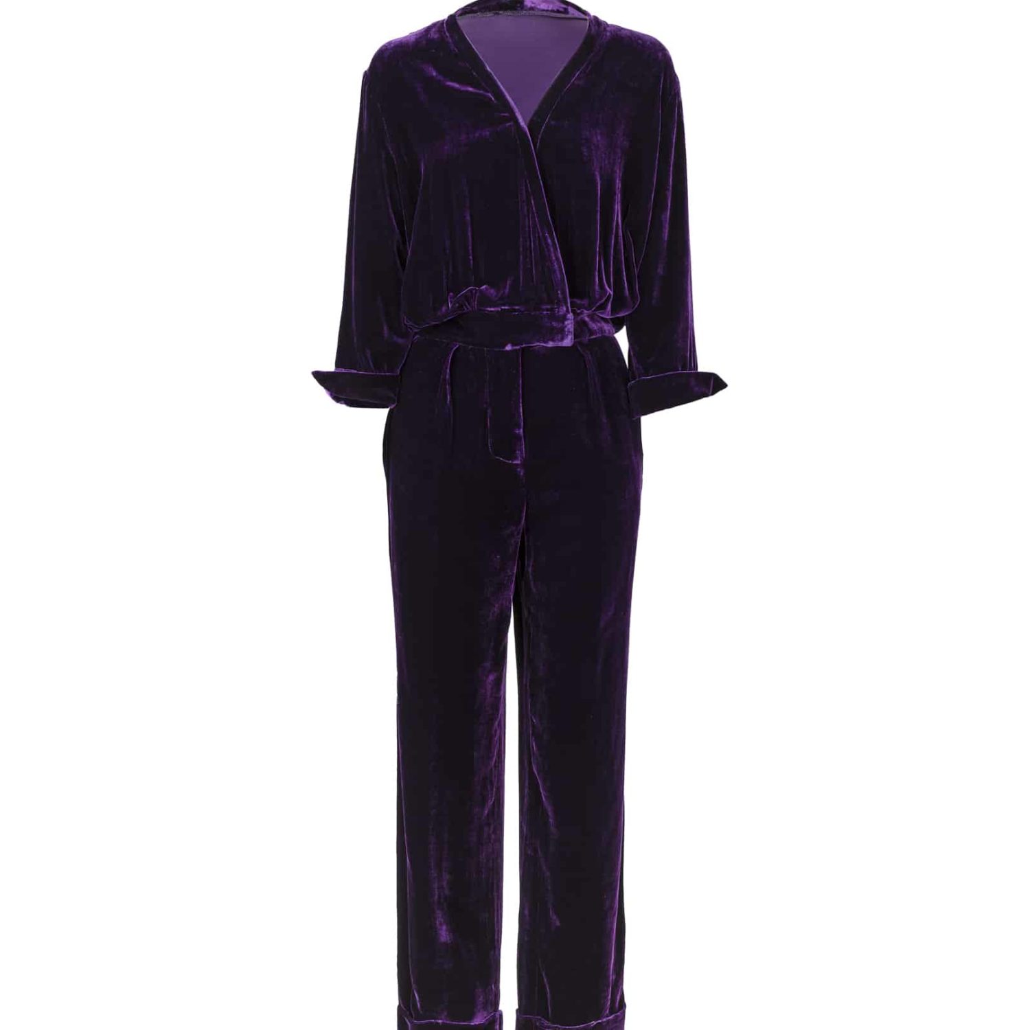 SYLVINHA JUMPSUIT VELVET PLUM