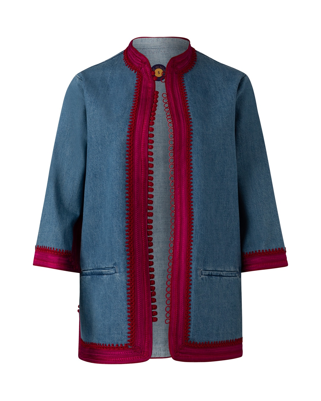 MARRAKESH DENIM JACKET PINK RED