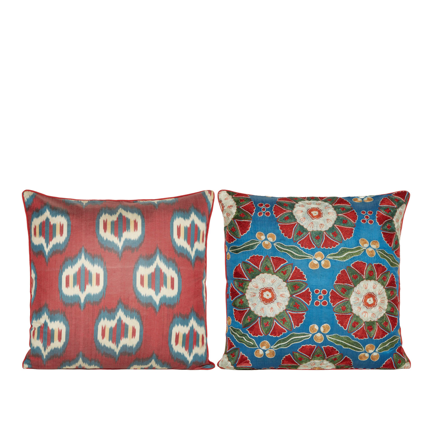 LARGE SUZANI ROYAL BLUE CUSHION