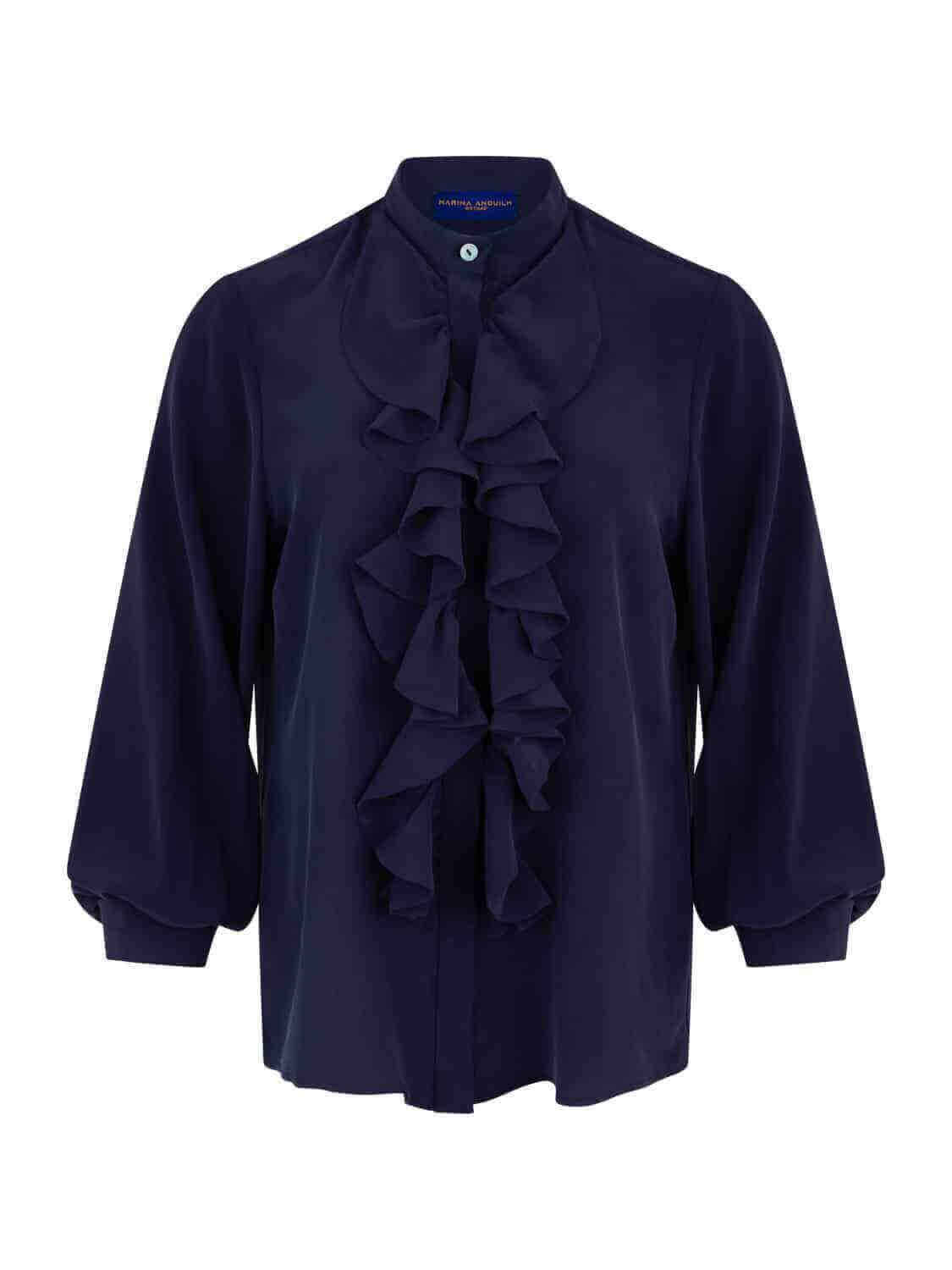 NEW MARGOT DARK BLUE SAPPHIRE SHIRT