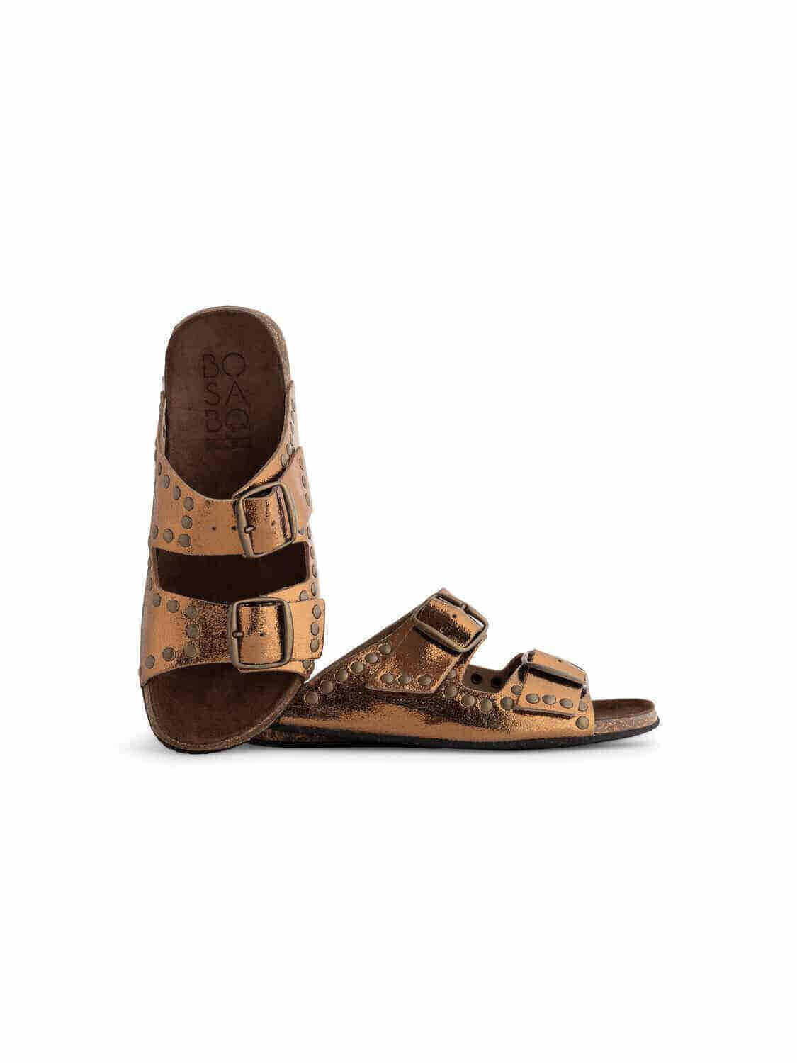 BOSABO SANDAL OLD METAL-AMBRE