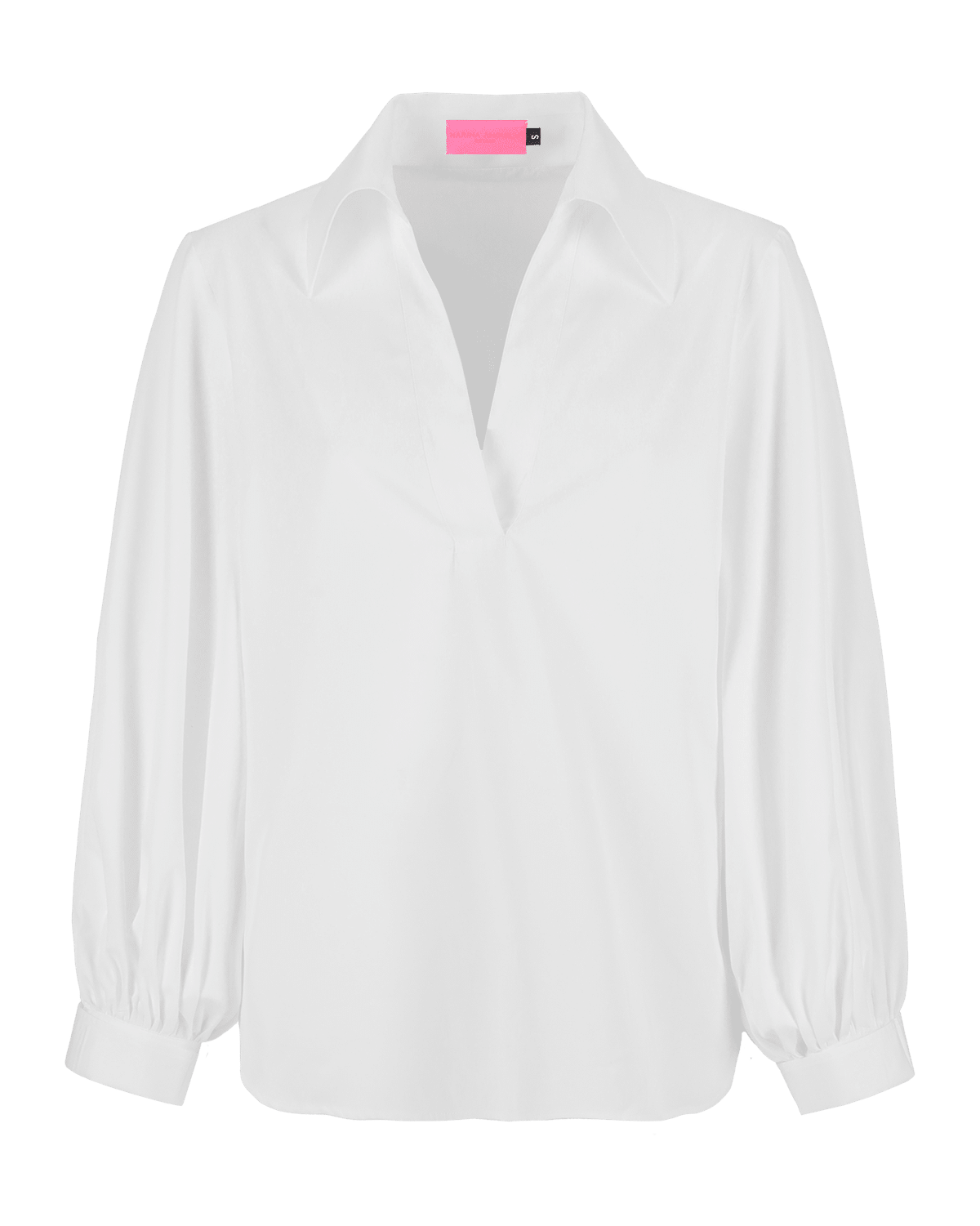 SOPHIE V-NECK WHITE SHIRT