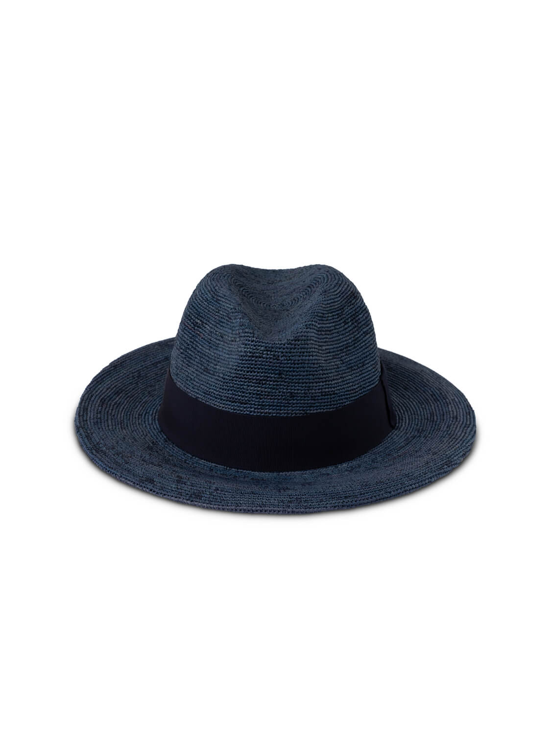 BALI HAT WITH BLUE RIBBON