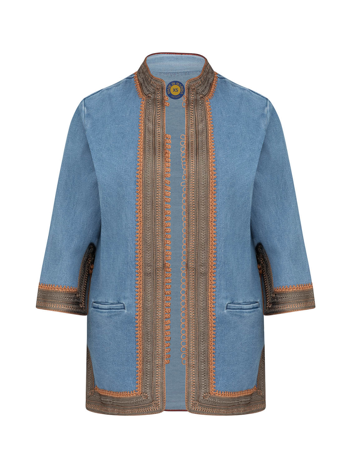 MARRAKESH DENIM JACKET KAKI GOLD